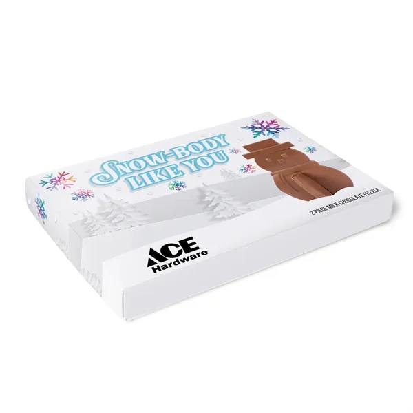 3D Puzzle Milk Chocolate Snowman... from ASI 44900 NC Custom (CI/Lanco) / Chocolate Inn