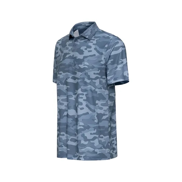 Camouflage polo with moisture and odor management, UPF 30+ protection, and... from ASI 85988 Century Place Apparel