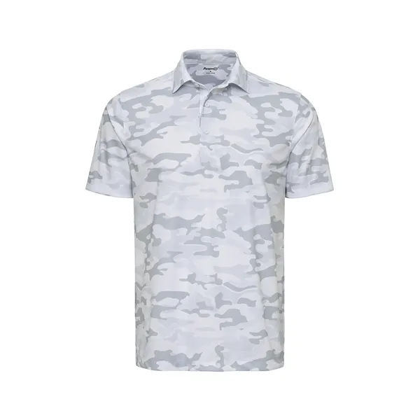 Camouflage polo with moisture and odor management, UPF 30+ protection, and... from ASI 85988 Century Place Apparel