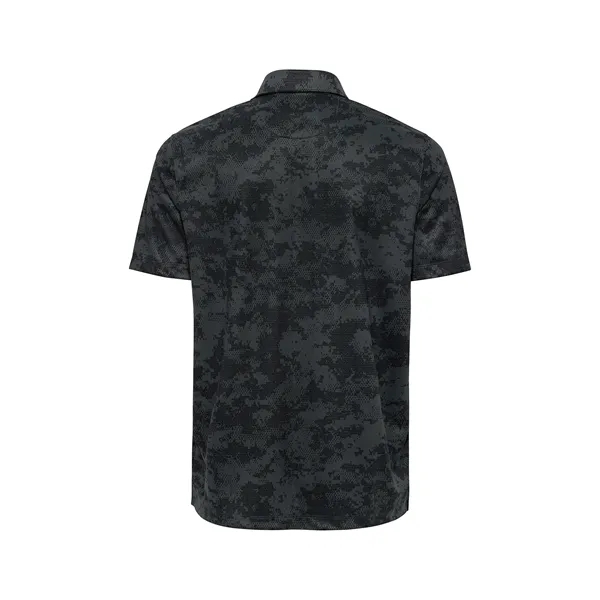 Printed polo with moisture and odor management, UPF 30+ protection, and... from ASI 85988 Century Place Apparel