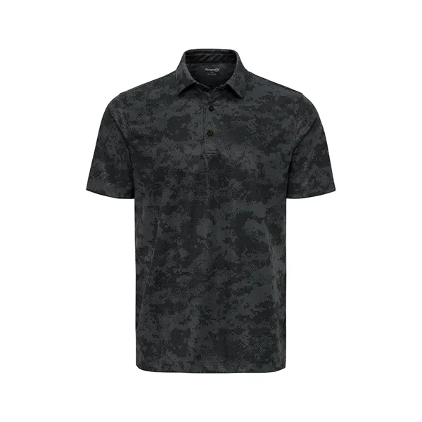 Printed polo with moisture and odor management, UPF 30+ protection, and... from ASI 85988 Century Place Apparel