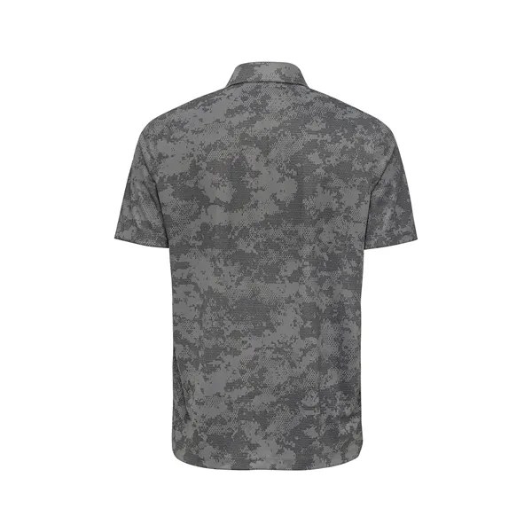 Printed polo with moisture and odor management, UPF 30+ protection, and... from ASI 85988 Century Place Apparel