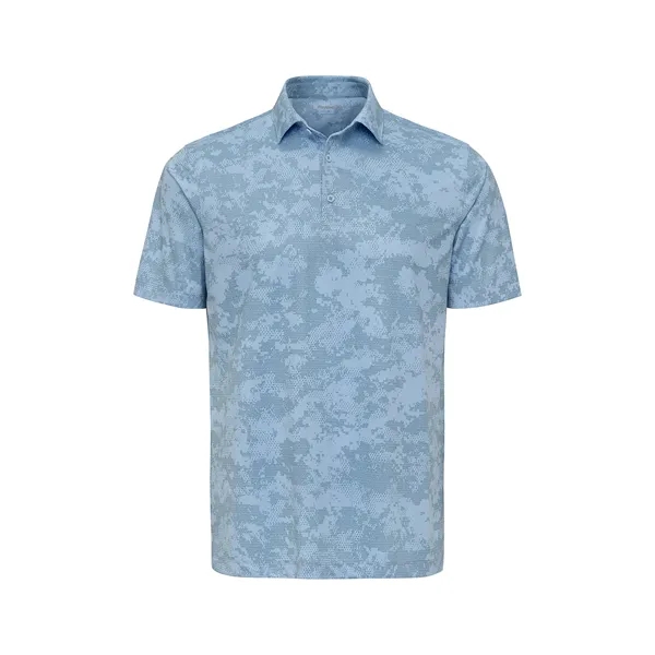 Printed polo with moisture and odor management, UPF 30+ protection, and... from ASI 85988 Century Place Apparel