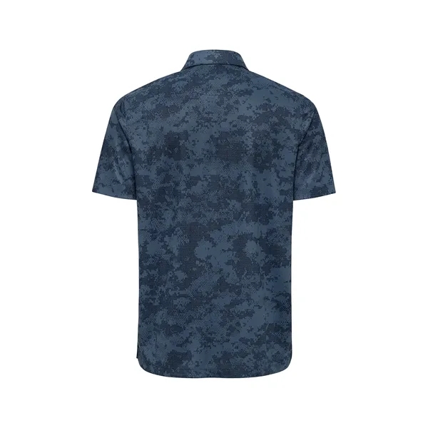 Printed polo with moisture and odor management, UPF 30+ protection, and... from ASI 85988 Century Place Apparel