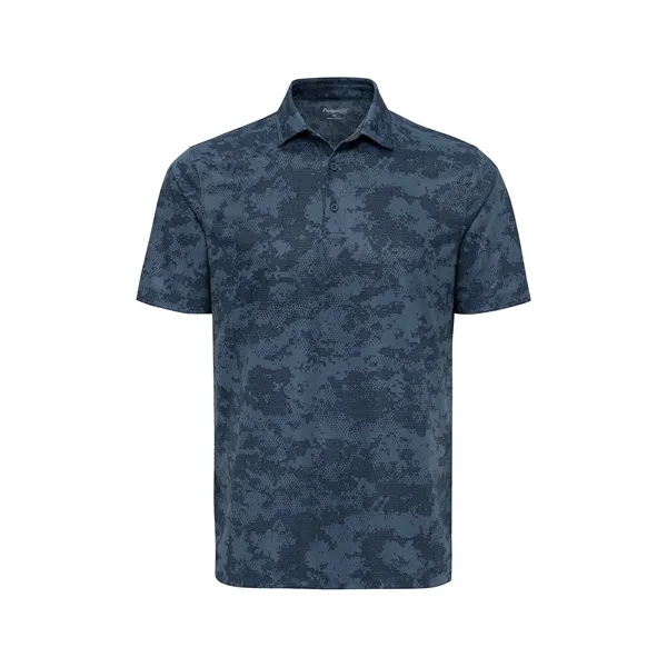 Printed polo with moisture and odor management, UPF 30+ protection, and... from ASI 85988 Century Place Apparel