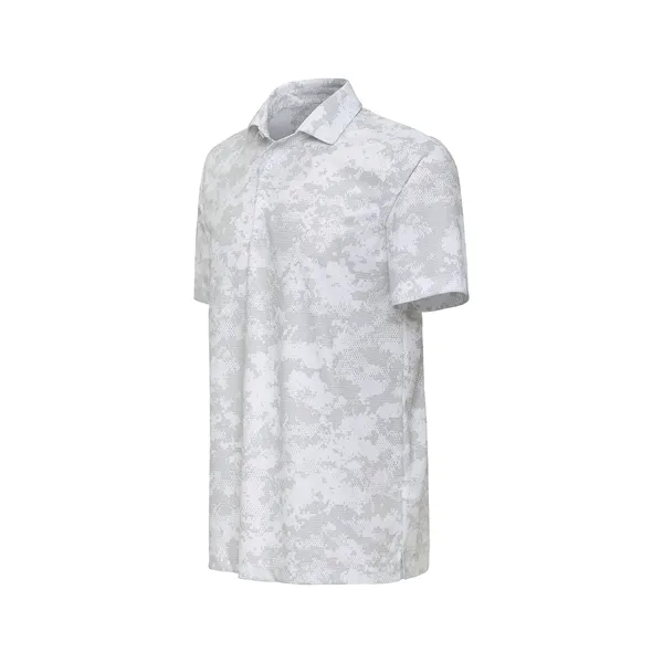 Printed polo with moisture and odor management, UPF 30+ protection, and... from ASI 85988 Century Place Apparel