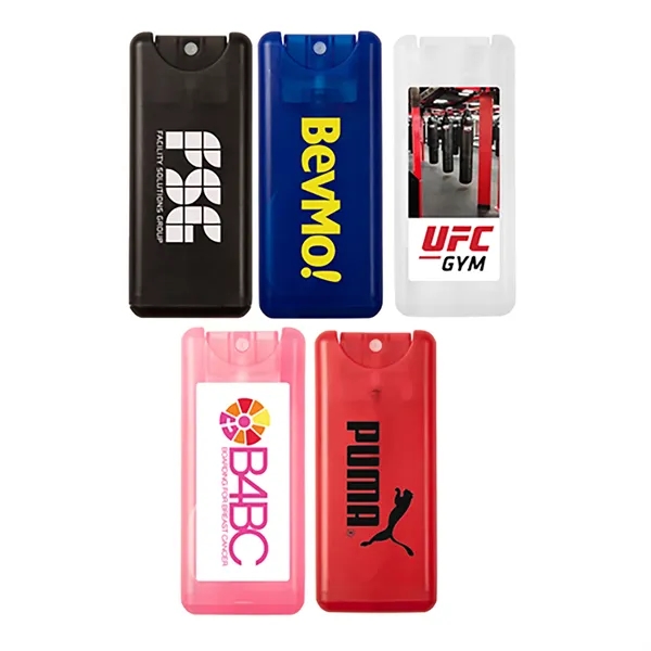 12ml credit card sized hand sanitizer spray.... from ASI 44900 NC Custom (CI/Lanco) / Lanco