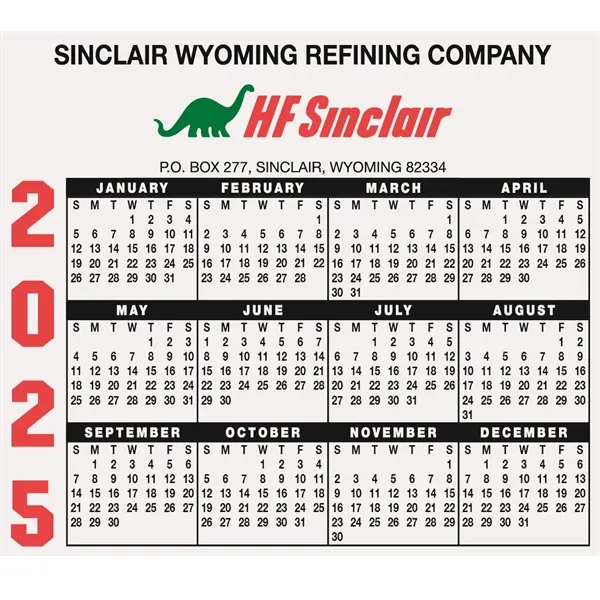 4" x 3.5" Calendar Magnet Printed Digital Full Color... from ASI 50873 Drum-Line / Drum-line Inc