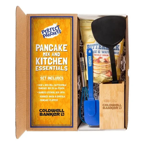 24oz pouch of buttermilk pancake and waffle mix, silicone spatula, silicone... from ASI 44900 NC Custom (CI/Lanco) / Lanco