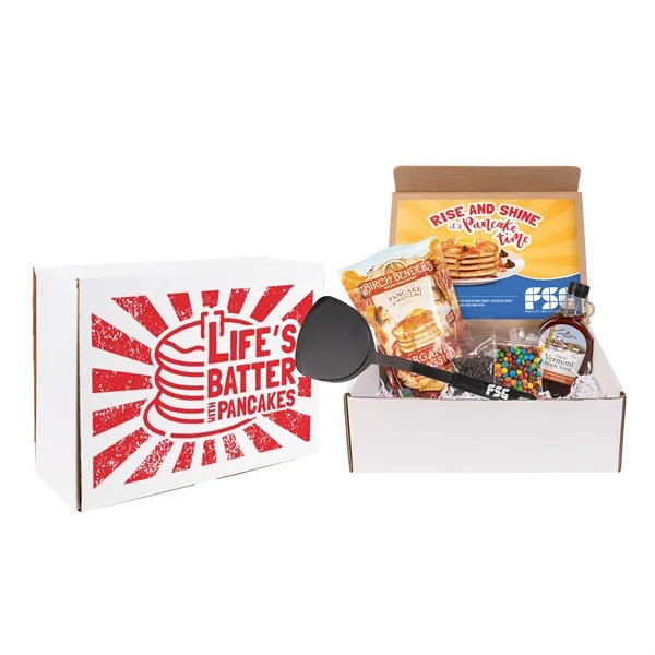 Breakfast kit with pancake mix, toppings, flipper and syrup.... from ASI 44900 NC Custom (CI/Lanco) / Chocolate Inn