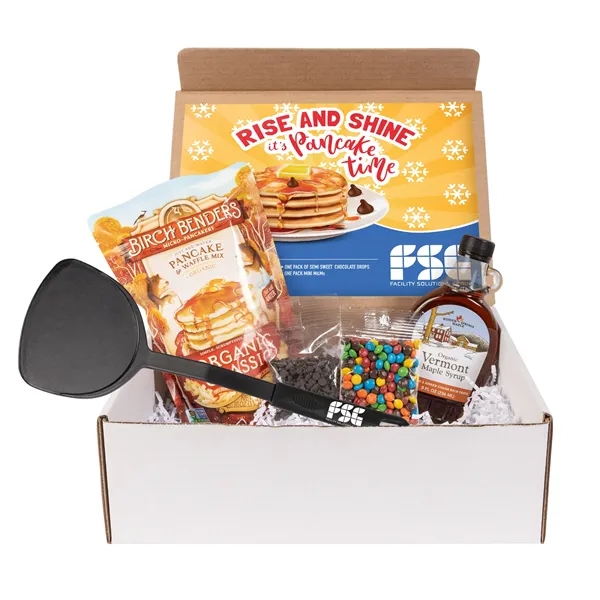Breakfast kit with pancake mix, toppings, flipper and syrup.... from ASI 44900 NC Custom (CI/Lanco) / Chocolate Inn