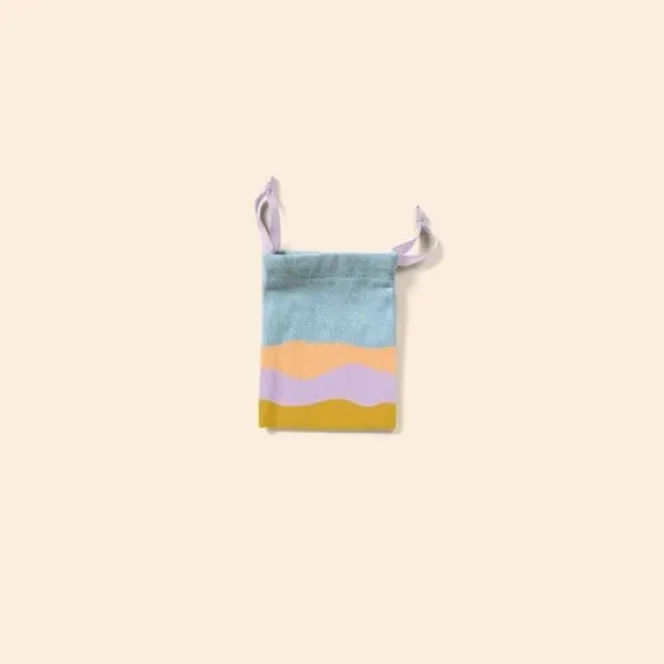 Simple small, flat canvas Goodie Two Shoes gift bag with a... from ASI 74710 Numo