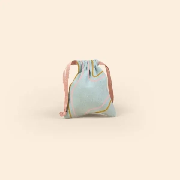 Simple small, flat canvas Goodie Two Shoes gift bag with a... from ASI 74710 Numo