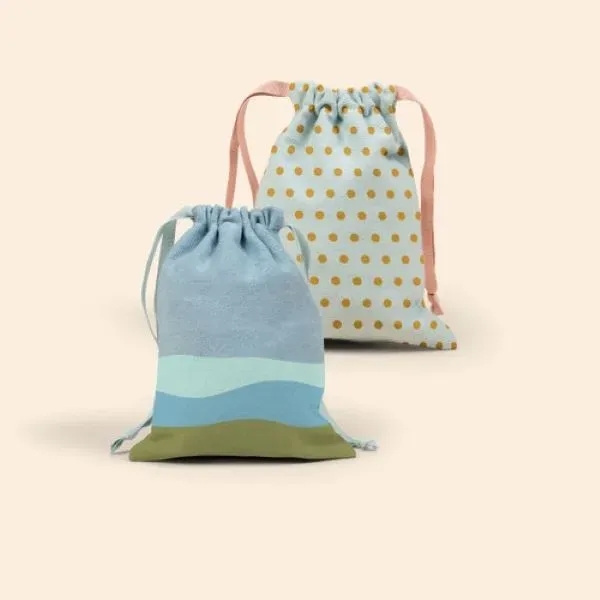 Simple medium, flat canvas Goodie Three Shoes gift bag with a... from ASI 74710 Numo