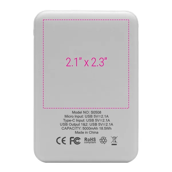 5,000mAh; 4-in-1: 2x USB in/out port, USB-C in/out port, and USB-C... from ASI 62124 iClick, Inc. / iClick®