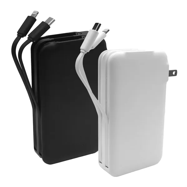 10,000mAh; 5-in-1: AC Wall Charger, USB in-out port, USB-C in-out port,... from ASI 62124 iClick, Inc. / iClick®