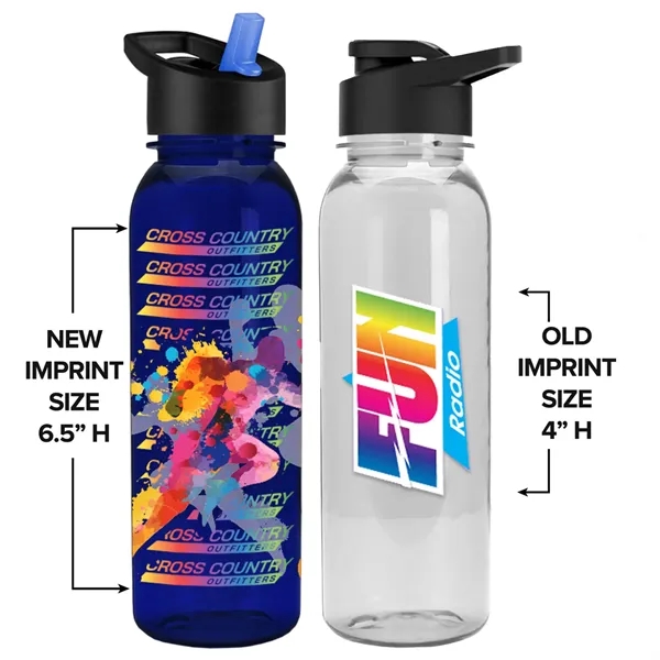 24 Oz. Bottle with Flip Straw - Digital Imprint... from ASI 55990 Garyline