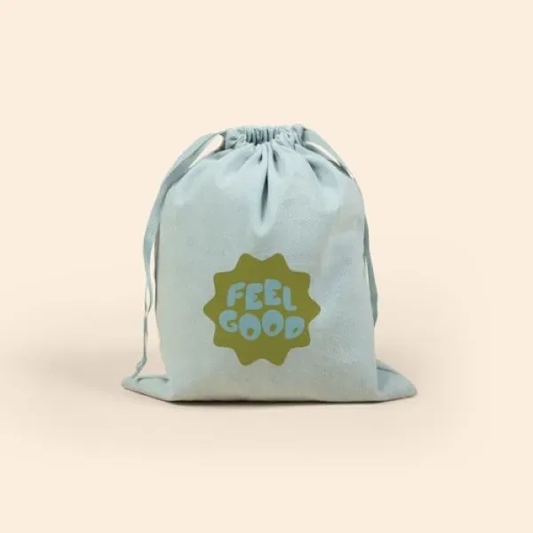 Simple large, flat canvas Goodie Four Shoes gift bag with a... from ASI 74710 Numo