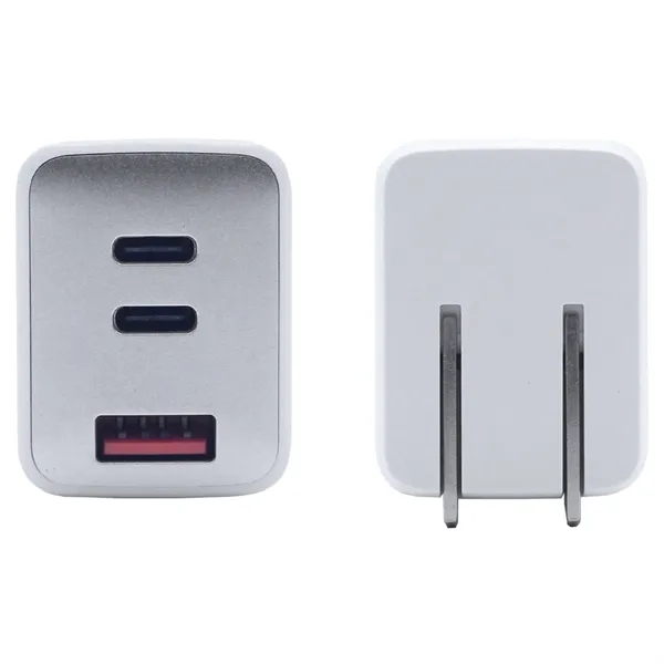 Charging block with 1 USB and 2 USB-C ports; 65 watt... from ASI 62124 iClick, Inc. / iClick®