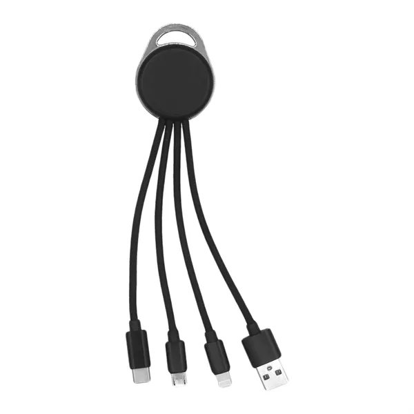 Keyring cord accessory; 4-in-1: USB, USB-C, USB Micro, and Lightning-compatible cables;... from ASI 62124 iClick, Inc. / iClick®