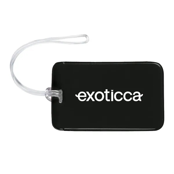 4.5" x 2.75" vinyl and PVC luggage tag with strap and... from ASI 63549 Jornik Manufacturing Corp