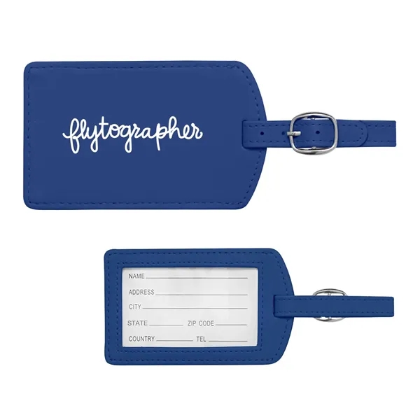 Luggage tag with secure buckle.... from ASI 63549 Jornik Manufacturing Corp