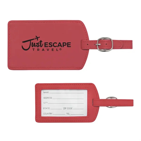 Luggage tag with secure buckle.... from ASI 63549 Jornik Manufacturing Corp