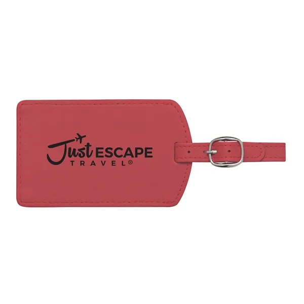 Luggage tag with secure buckle.... from ASI 63549 Jornik Manufacturing Corp