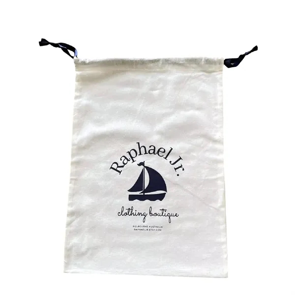 Cotton polyester drawstring pouch bag plus 1c1p silkscreen imprint plus standard... from ASI 37218 Athena Promo (tm)