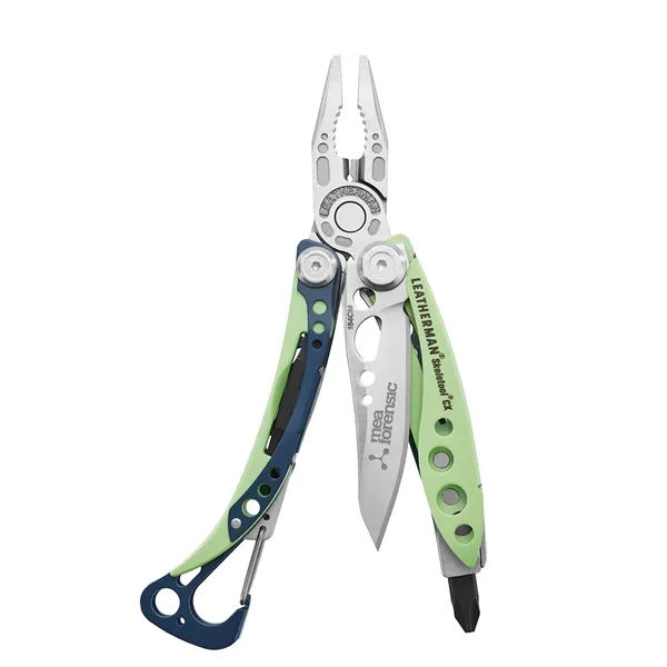 Lightweight multi-tool with tungsten DLC coating, pliers, wire cutters, blade, carabiner... from ASI 46170 Compass Industries Inc