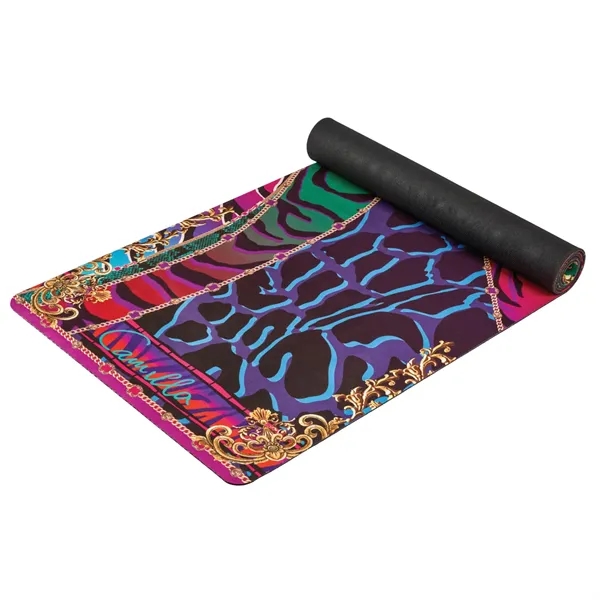 Professional 3mm rubber base full color polyester top yoga mat... from ASI 57655 STOPNGO Line