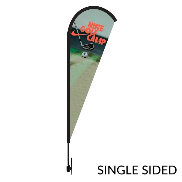 14 ft. tear drop flag kit with pole, ground stake, carry... from ASI 90807 Tekweld