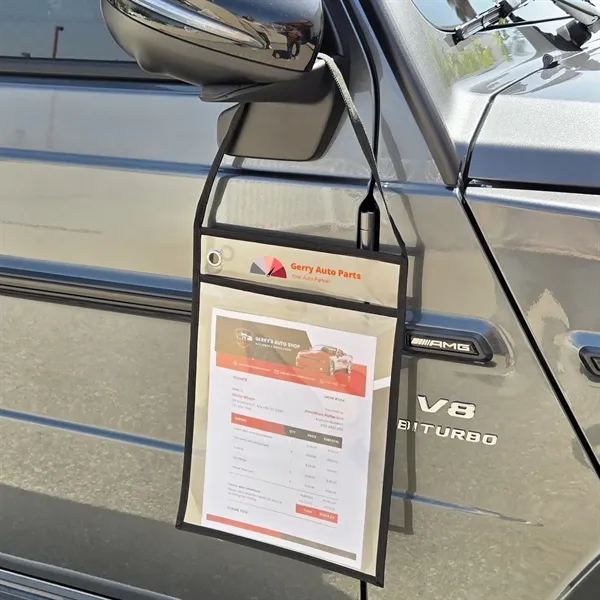 15" x 11" clear sleeve with handle and grommet... from ASI 37980 Bagworld / BagWorld