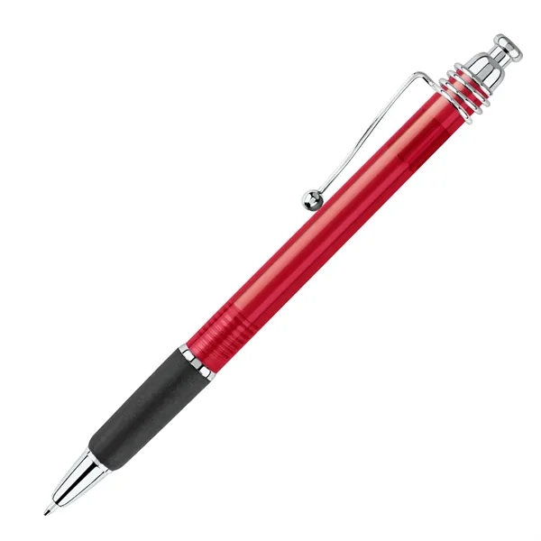 Click action ballpoint. Colorful translucent color barrel with stylish chrome features... from ASI 68190 Lungsal / Lungsal