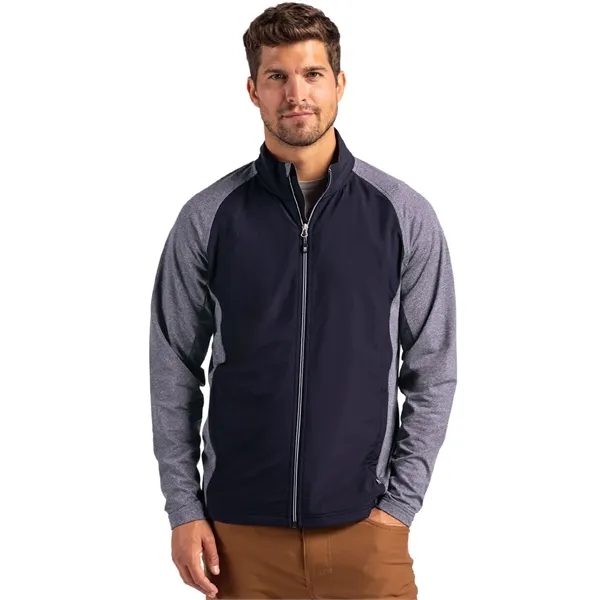 Men's jacket with a full-zip, wind resistance, zipper, pockets, and locker... from ASI 47965 Cutter & Buck