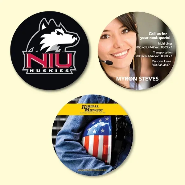 4" Round x 1/8" - Drink Coaster-Made in the USA with... from ASI 49716 Digispec & CounterPoint / DIGISPEC®