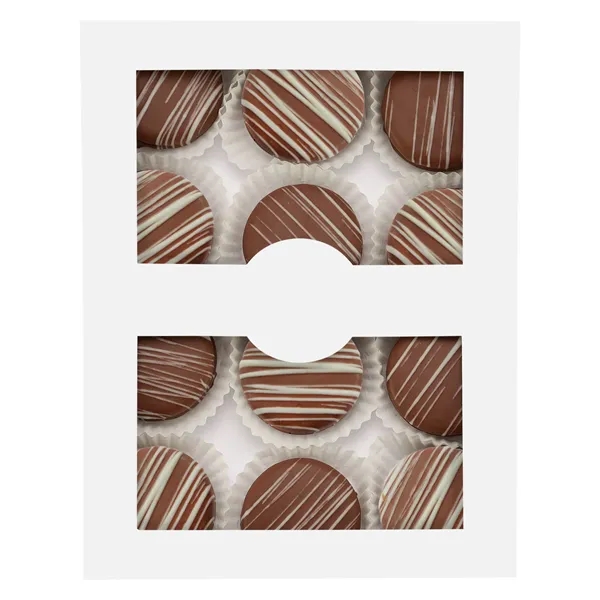 12 Piece Luxury Chocolate Oreo Gift Set with 12 Milk Chocolate... from ASI 71685 Midnite Snax®