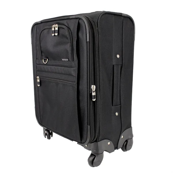 14" x 20" x 9" expandable rolling carry on luggage with... from ASI 37980 Bagworld