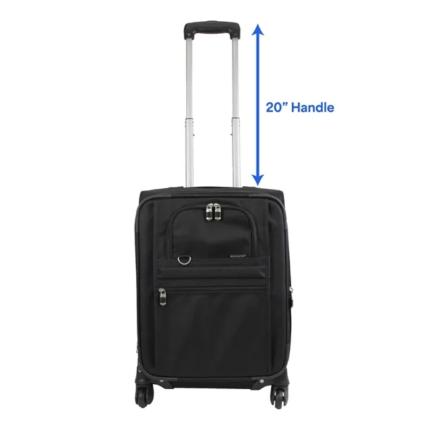 14" x 20" x 9" expandable rolling carry on luggage with... from ASI 37980 Bagworld