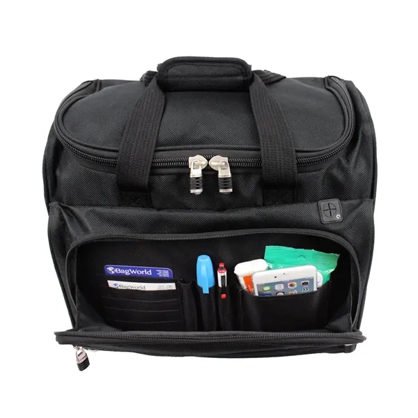 16" x 14" x 8" polyester rolling laptop case for 17"... from ASI 37980 Bagworld