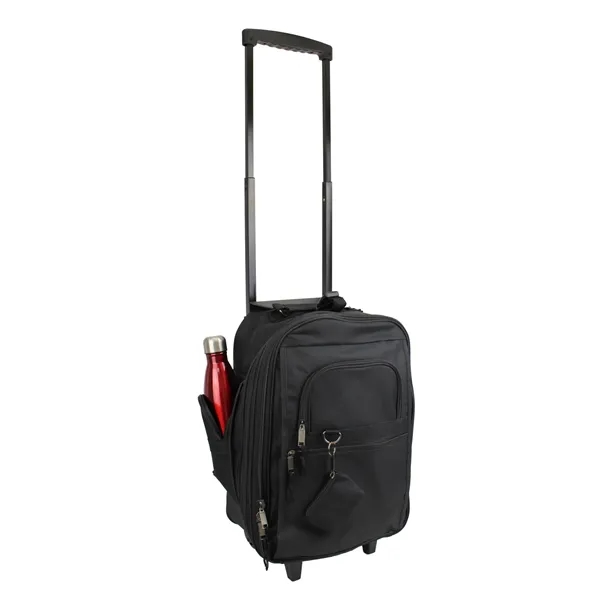 13.5" x 19" x 8" polyester rolling backpack with tab closure,... from ASI 37980 Bagworld