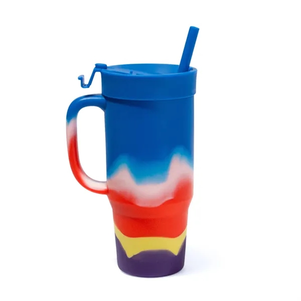 The Humbler Gift Set from Silipint: A 32 oz silicone straw... from ASI 87306 Silipint, Inc.