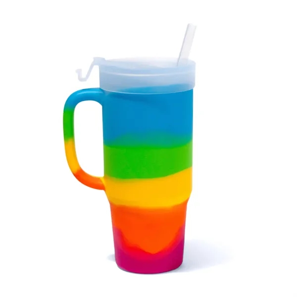 The Humbler Gift Set from Silipint: A 32 oz silicone straw... from ASI 87306 Silipint, Inc.