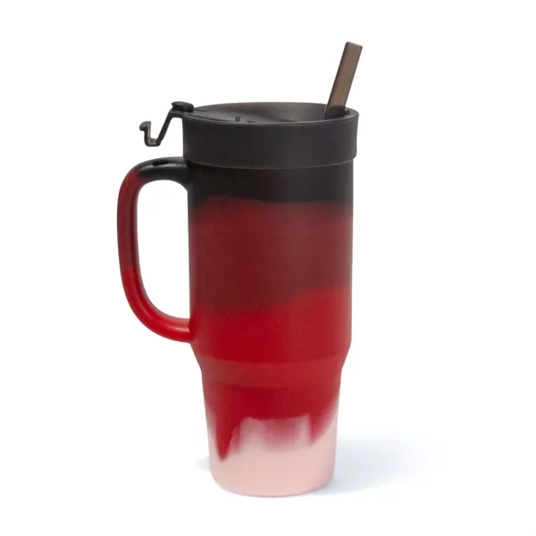 The Humbler Gift Set from Silipint: A 32 oz silicone straw... from ASI 87306 Silipint, Inc.