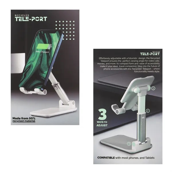 Adjustable height and tilt phone stand with a large, full-color, dome... from ASI 61966 HPG / HandStands HPG Gold