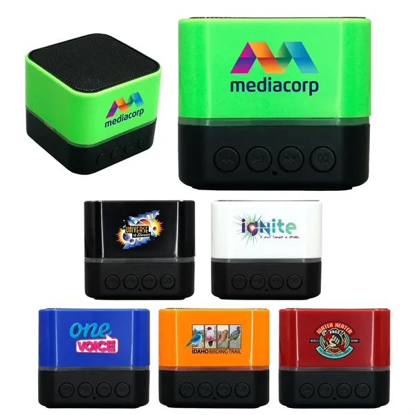 Colorful Square Bluetooth Speaker... from ASI 30208 A P Specialties / AP Specialties