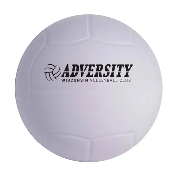 2.48" volleyball shaped stress reliever.... from ASI 63549 Jornik Manufacturing Corp