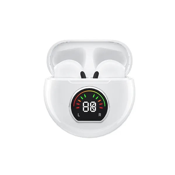 Wireless bluetooth earbuds with LED digital display and charging case +... from ASI 37218 Athena Promo (tm)
