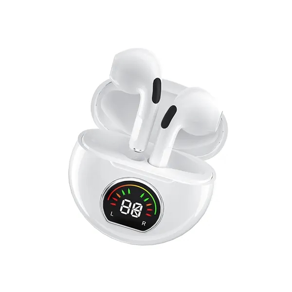 Wireless bluetooth earbuds with LED digital display and charging case +... from ASI 37218 Athena Promo (tm)