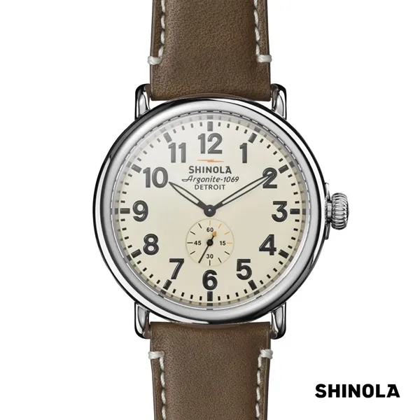 Shinola® Runwell Watch - Cream/Brown... from ASI 84592 St Regis Group